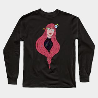 Galaxy Girl Long Sleeve T-Shirt